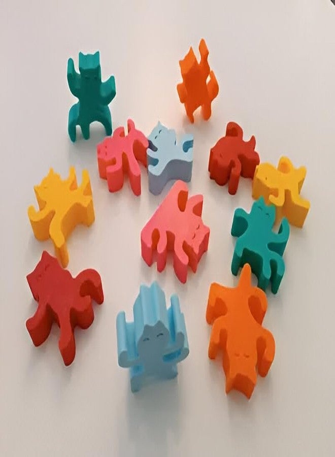 3D CRAFT Plastic Stacking Balance Plastic Game, Multi-Coloured Dancing Figures, Educational Toy for Kids,Figure Toy - Image 2